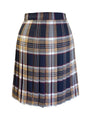 TARTAN FULL PLEAT SKIRT, ADJUSTABLE WAIST, 2901-47