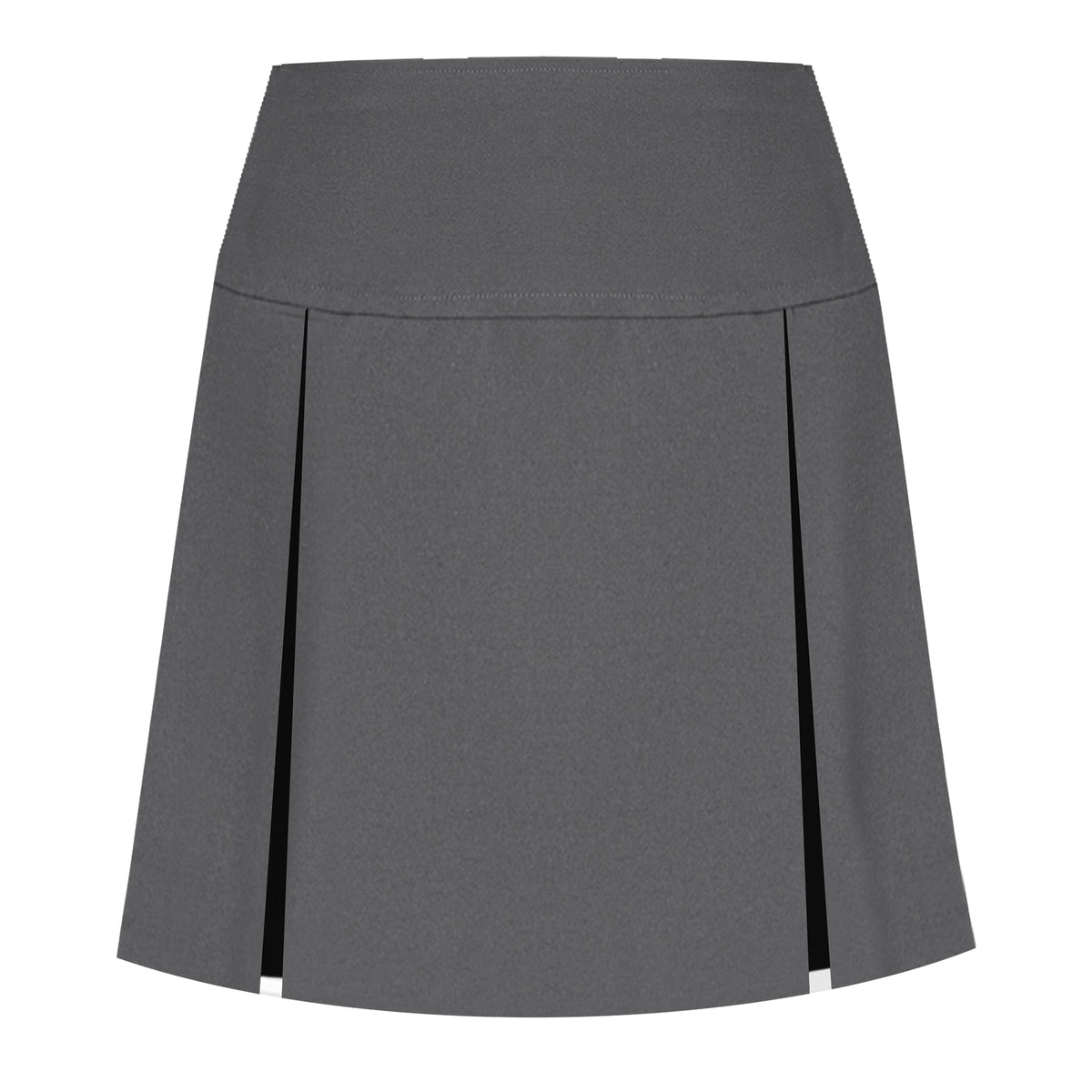 GREY TENNIS SKORT WITH BIKE SHORTS, ADJUSTABLE WAIST