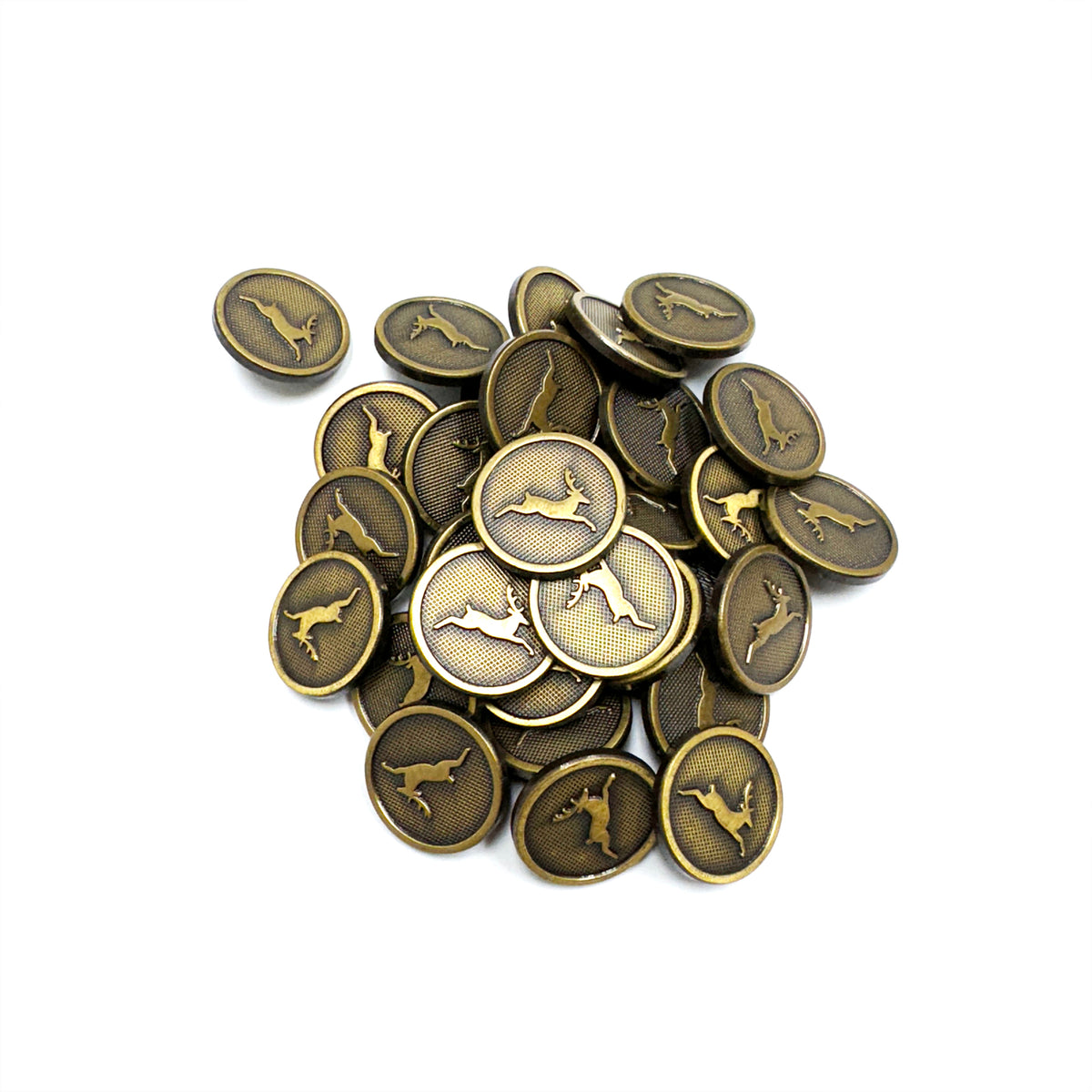 SHAWNIGAN LAKE BLAZER BUTTON, BRONZE (1 BUTTON)