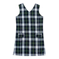 TARTAN TUNIC, V-NECK WITH TWO POCKETS BUTTONS AND BACK ZIPPER, 2901-31
