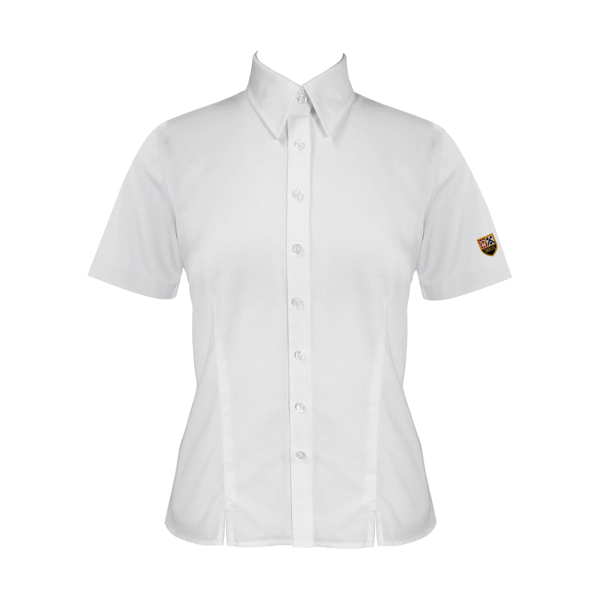 ST. MICHAELS UNIVERSITY BLOUSE, SHORT SLEEVE