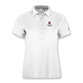 ST. THOMAS MORE WHITE GOLF SHIRT, LADIES *PRE-ORDER, FINAL SALE*