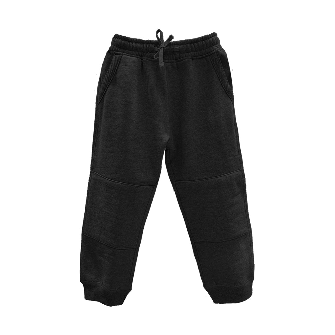 BLACK SWEATPANTS WITH KNEE PATCH, CHILD