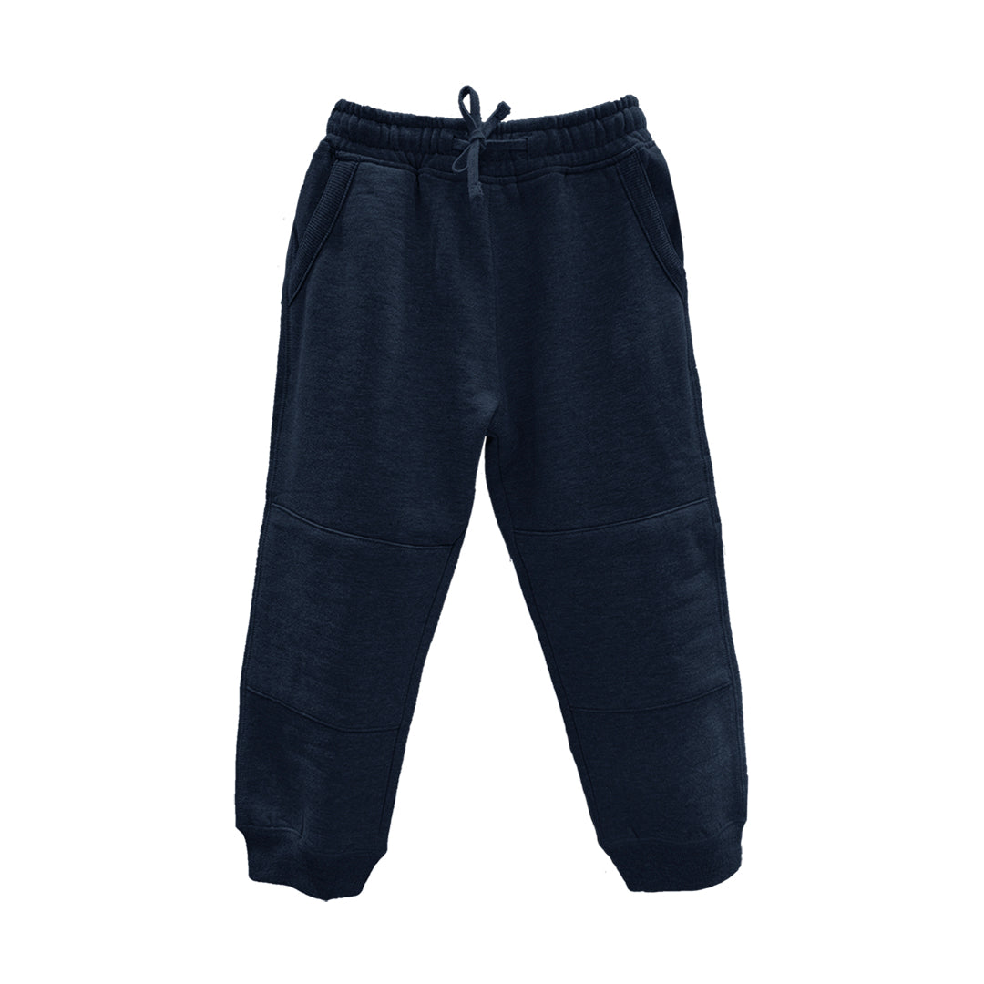 NAVY SWEATPANTS WITH KNEE PATCH, CHILD