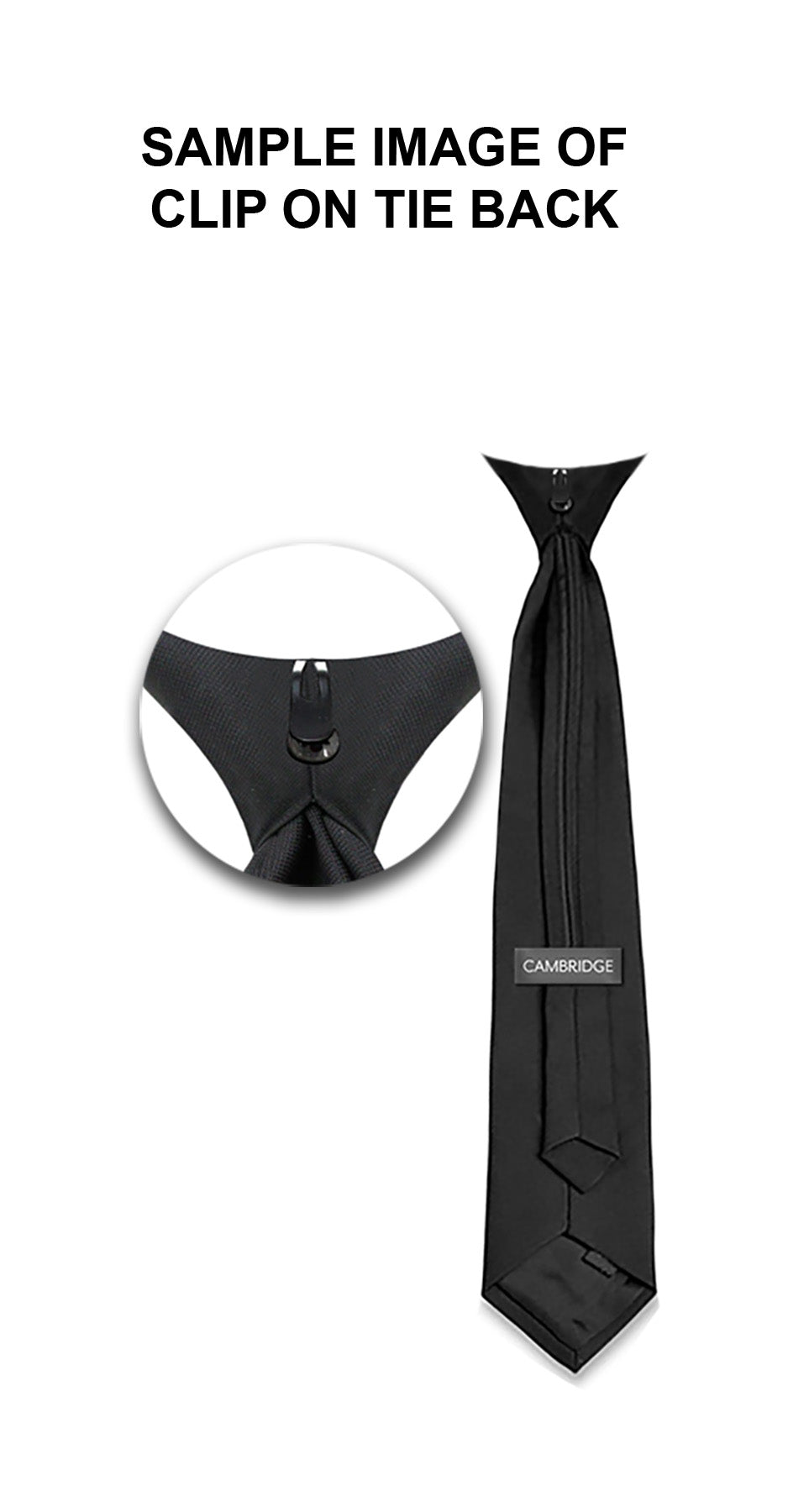 COLUMBIA ACADEMY 4-7 CLIP TIE, 100% SILK *FINAL SALE*