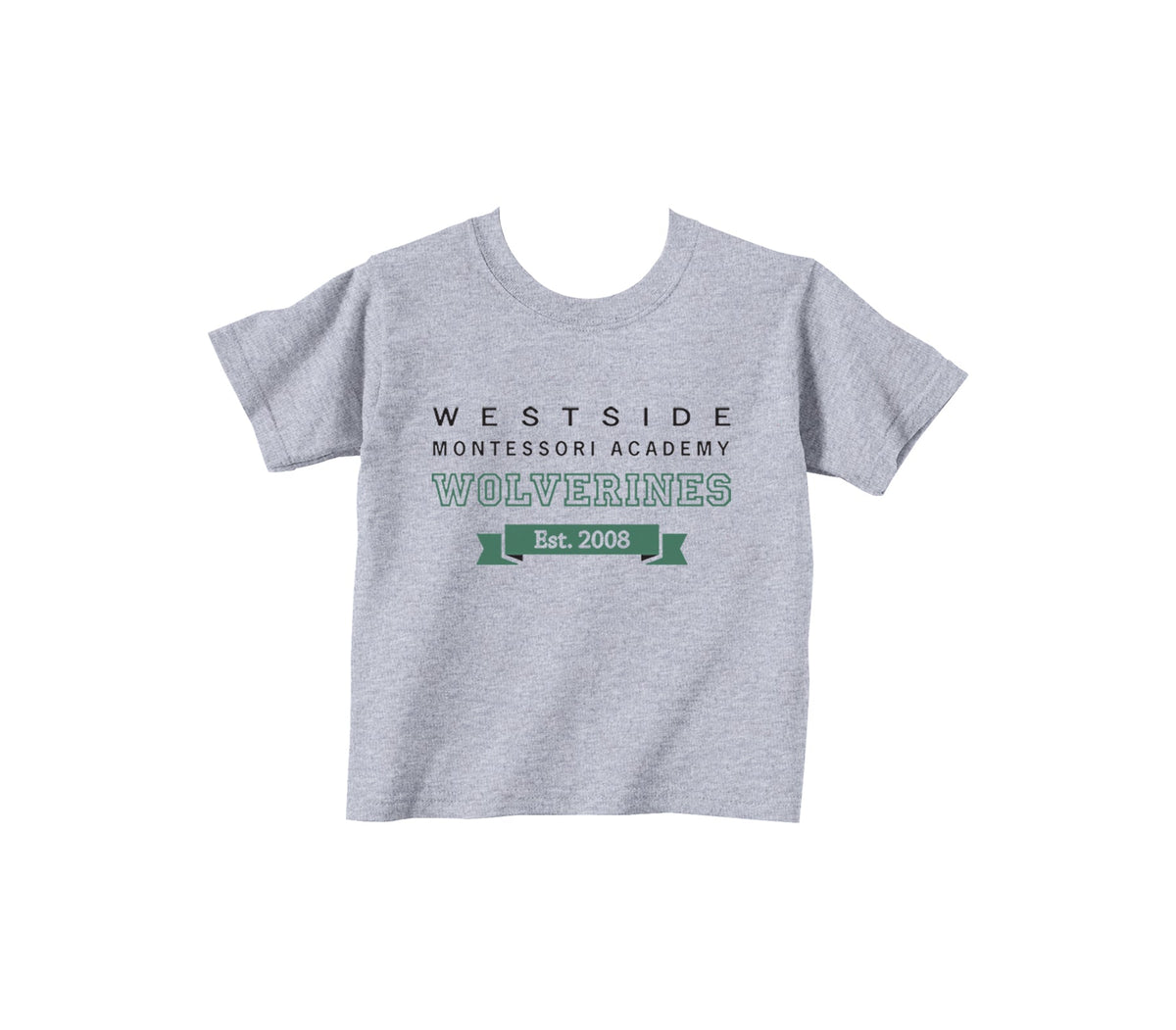 WESTSIDE MONTESSORI GYM T-SHIRT, COTTON, TODDLER