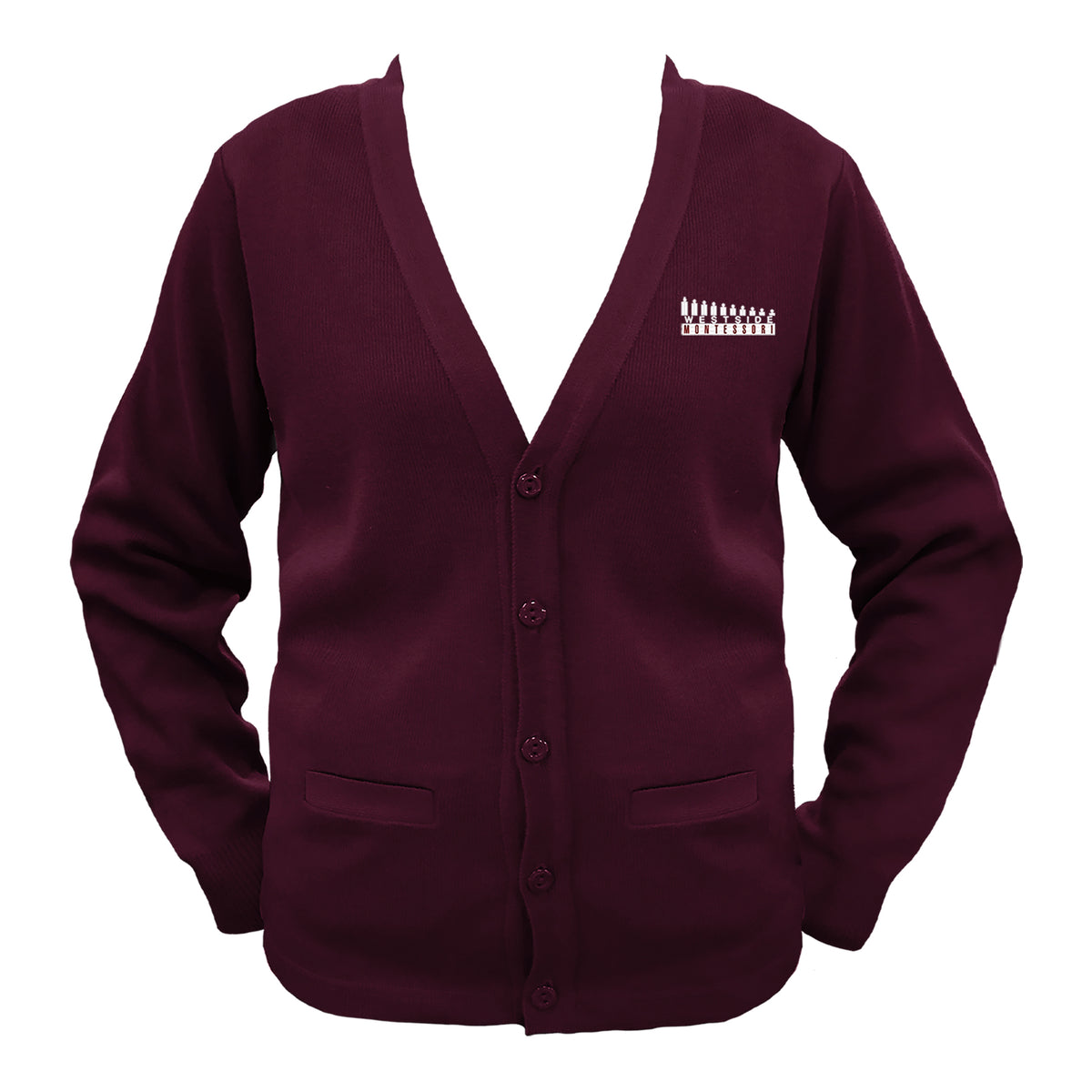WESTSIDE MONTESSORI SCHOOL CARDIGAN, ADULT