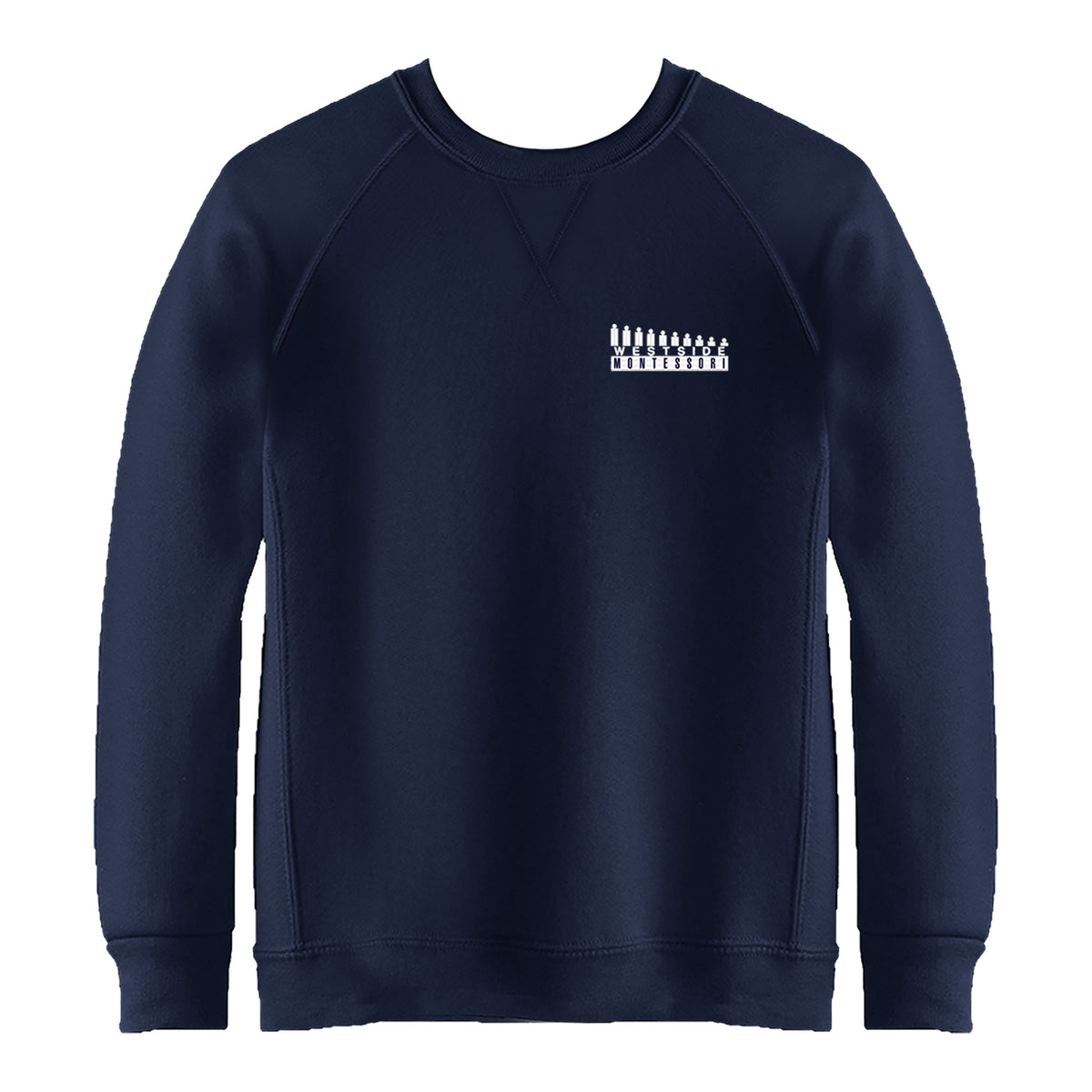 WESTSIDE MONTESSORI SCHOOL, PRE-KINDERGARTEN AND KINDERGARTEN, CREWNECK SWEATSHIRT, CHILD *PRE-ORDER, FINAL SALE*