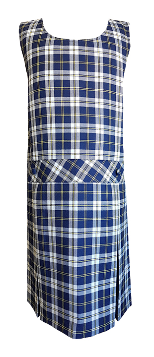 TARTAN TUNIC, DROPWAIST WITH BUTTONS, 2901-20