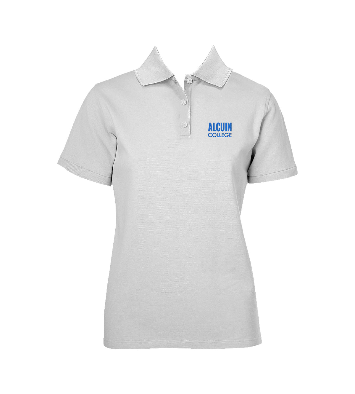 ALCUIN COLLEGE WHITE GOLF SHIRT, GIRLS, YOUTH