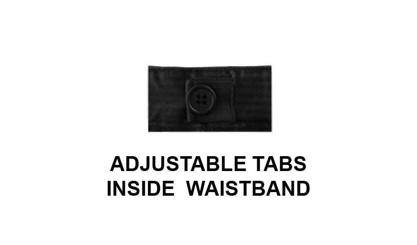 BLACK GIRLS ADJUSTABLE WAIST PANTS, POLY/COTTON