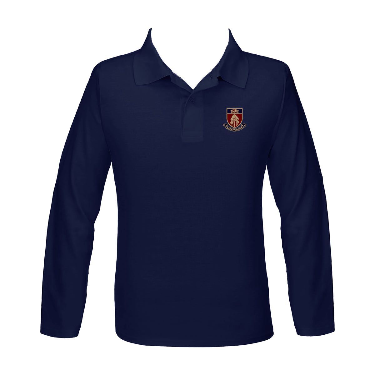 ASPENGROVE GOLF SHIRT, UNISEX, LONG SLEEVE, YOUTH