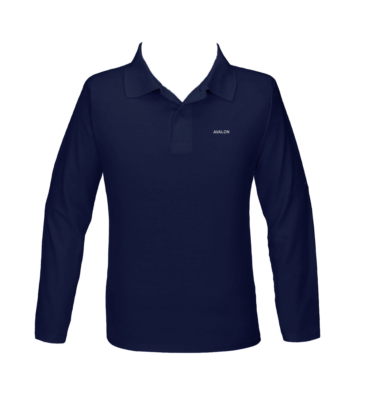 AVALON GOLF SHIRT, UNISEX, LONG SLEEVE, YOUTH