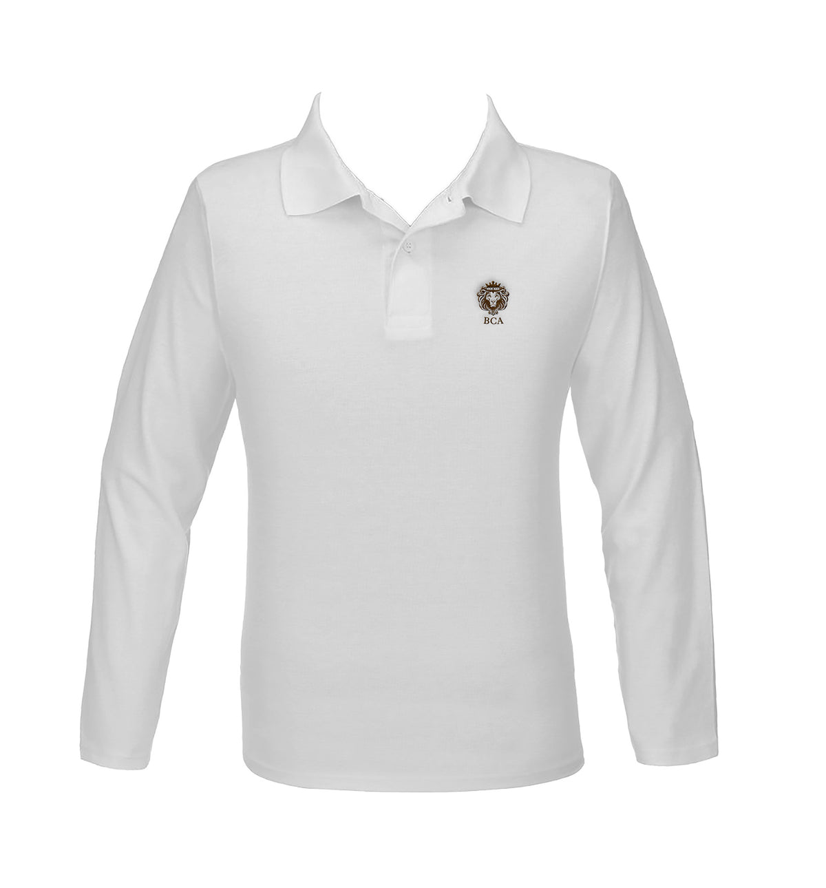 BIBLEWAY WHITE GOLF SHIRT, UNISEX, LONG SLEEVE, YOUTH