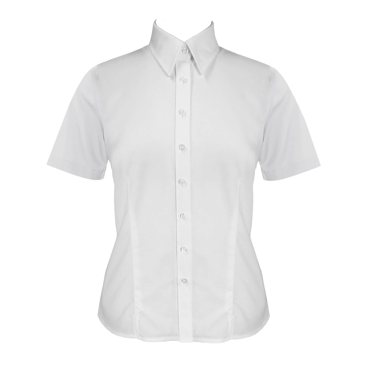 ***LADIES DRESS SHIRT, NO POCKET, BROADCLOTH, SHORT SLEEVE *FINAL SALE