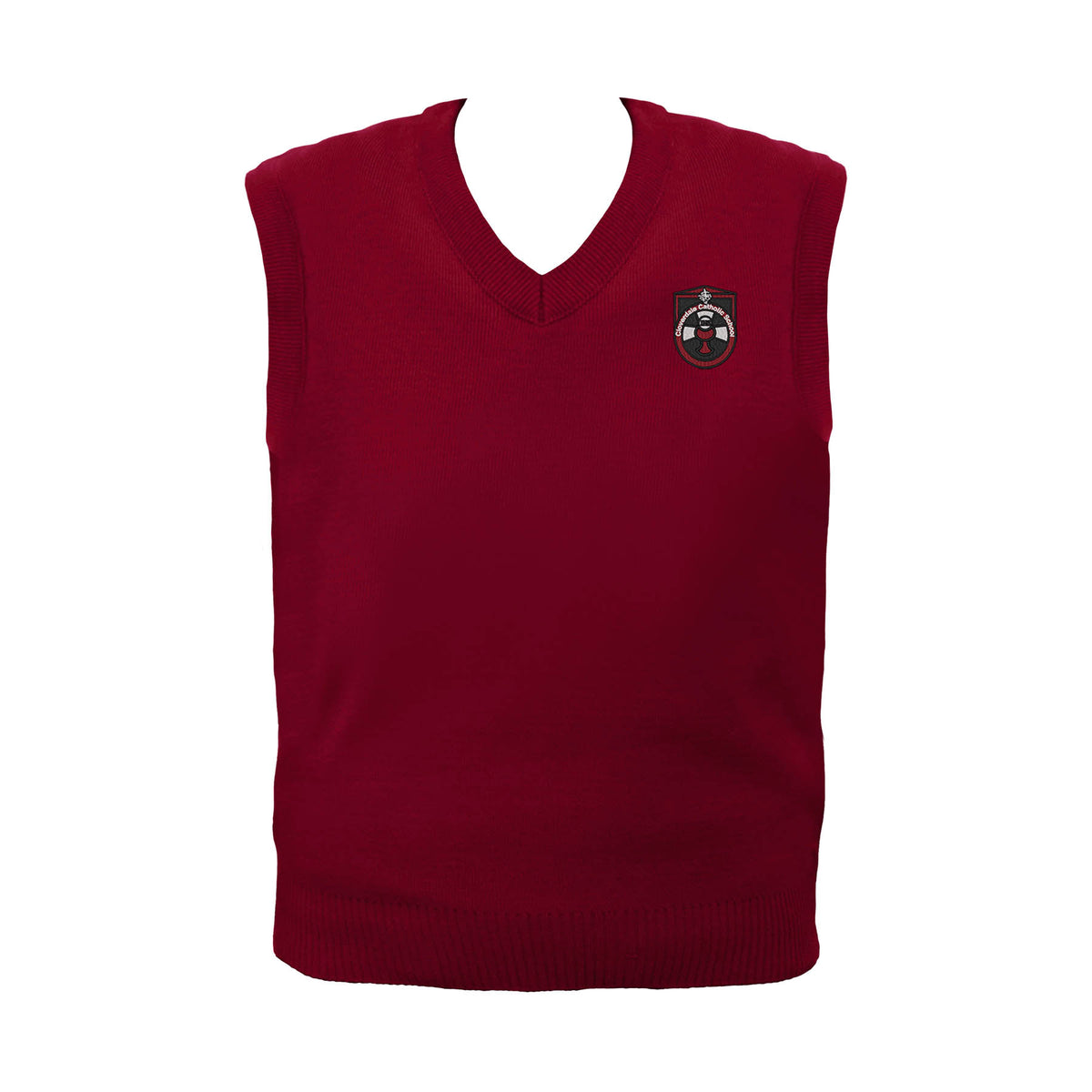 CLOVERDALE CATHOLIC SCHOOL VEST, UP TO SIZE 32