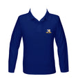 CHOICE SCHOOL ROYAL BLUE GOLF SHIRT, UNISEX, LONG SLEEVE, YOUTH