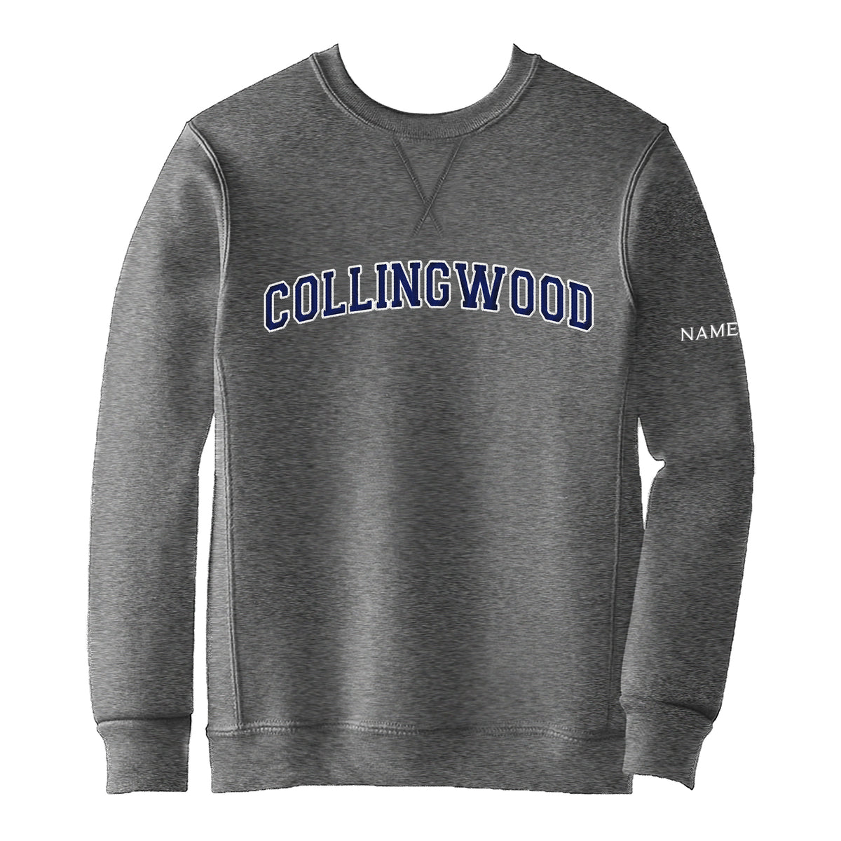 COLLINGWOOD GRADE 12 CREWNECK SWEATSHIRT WITH NAME EMBROIDERY, YOUTH *FINAL SALE*
