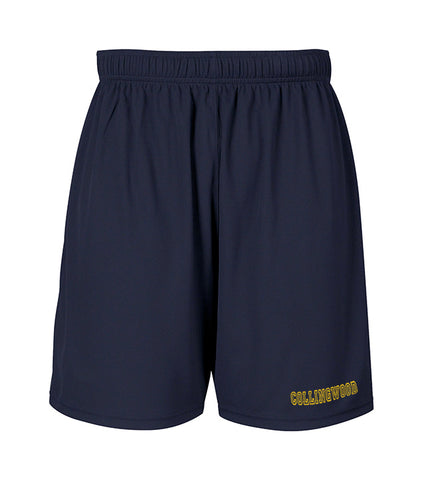 COLLINGWOOD K-7 GYM SHORTS, WICKING, YOUTH