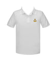 CANADA ROYAL ARTS WHITE GOLF SHIRT, UNISEX, SHORT SLEEVE, ADULT