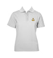 CANADA ROYAL ARTS WHITE GOLF SHIRT, GIRLS, SHORT SLEEVE, YOUTH