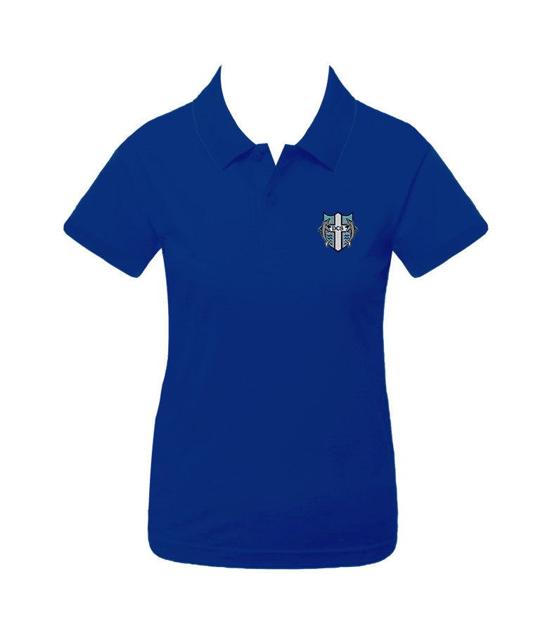 DELTA CHRISTIAN GOLF SHIRT, FITTED, SHORT SLEEVE, ADULT