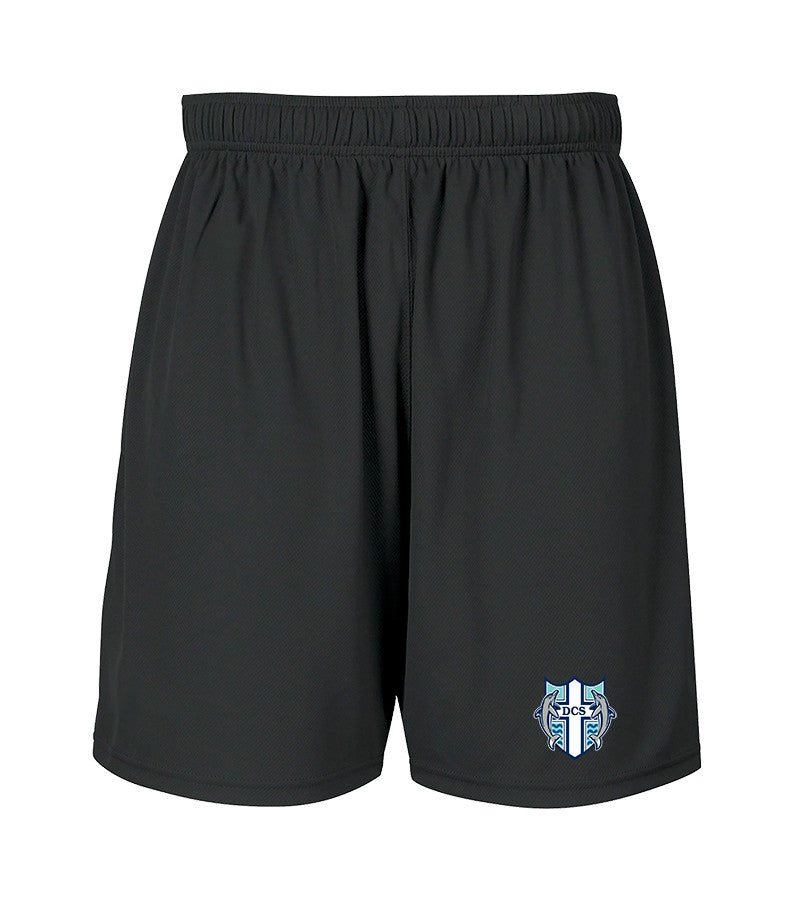*DELTA CHRISTIAN GYM SHORTS, WICKING, YOUTH
