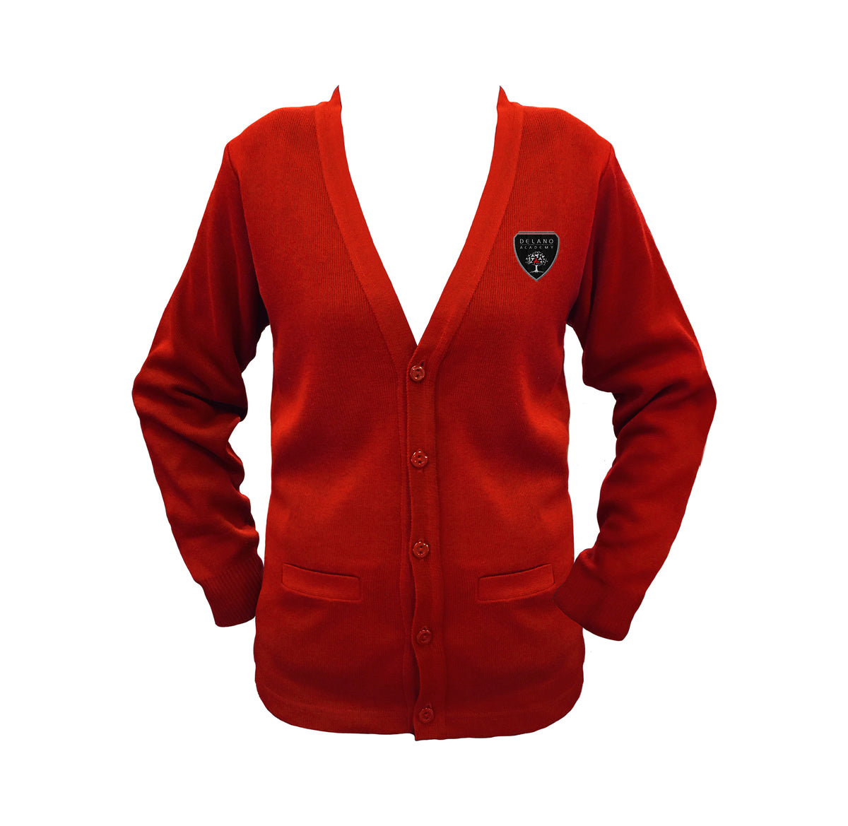 DELANO ACADEMY JRK-6 CARDIGAN, SIZE 34 AND UP