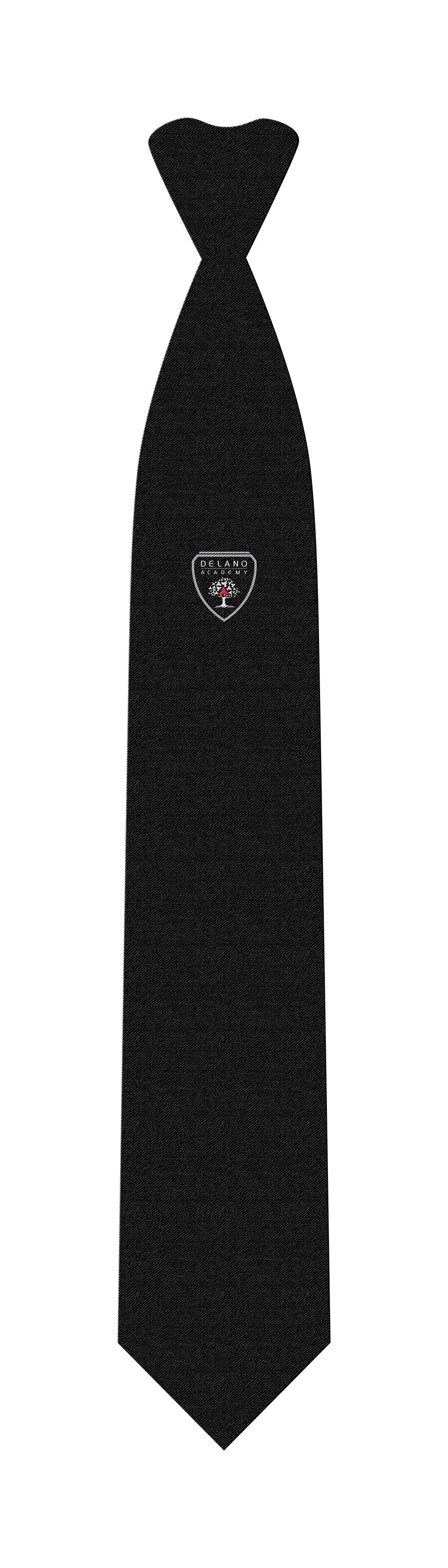 DELANO ACADEMY JRK-3 CLIP TIE, 100% SILK *FINAL SALE*