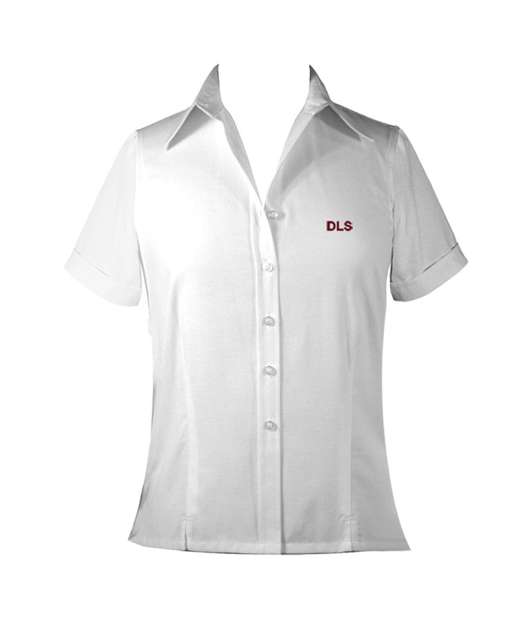 ***DEER LAKE LADIES BLOUSE, SHORT SLEEVE *FINAL SALE*