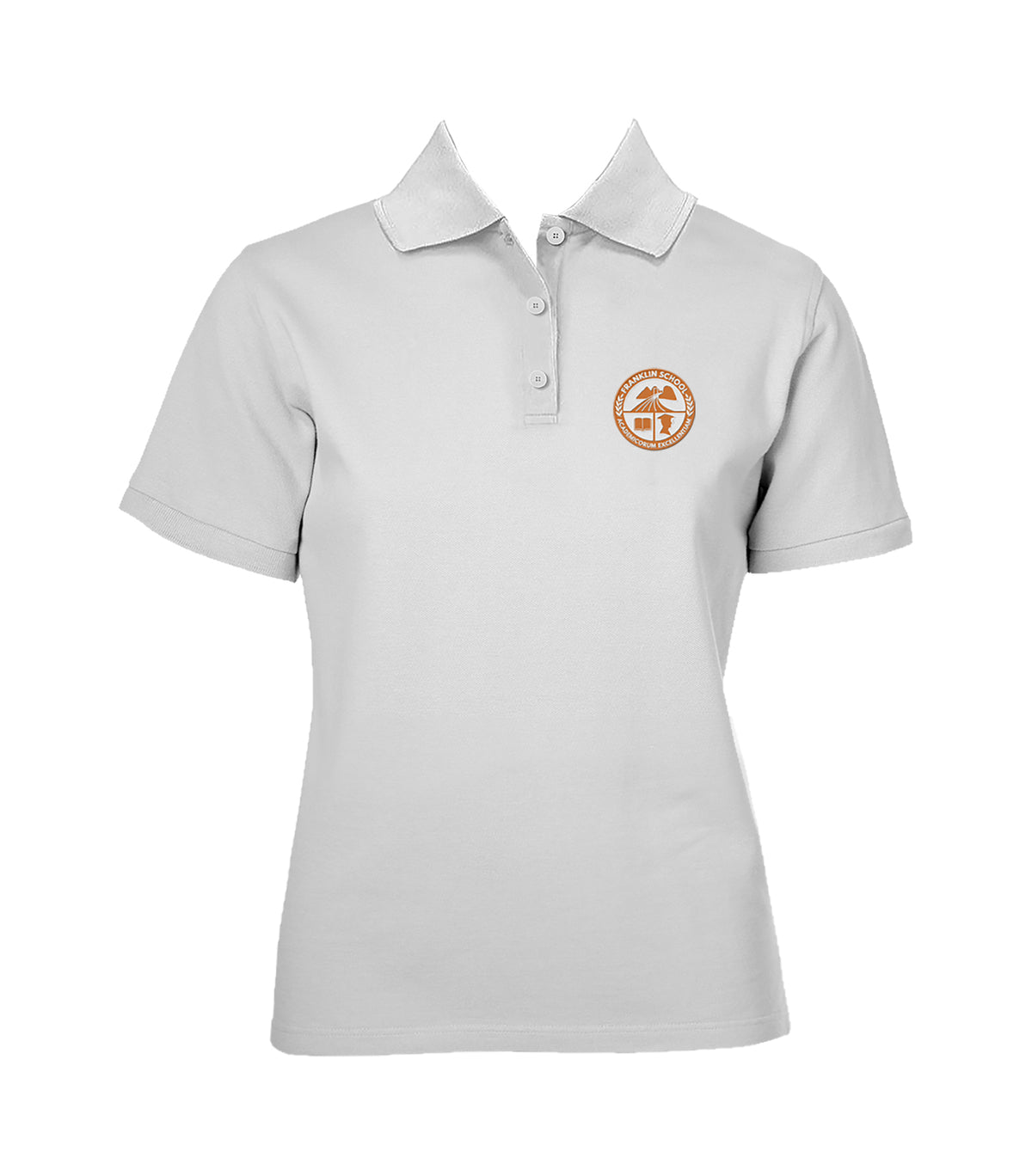 FRANKLIN SCHOOL GOLF SHIRT, GIRLS, SHORT SLEEVE, YOUTH