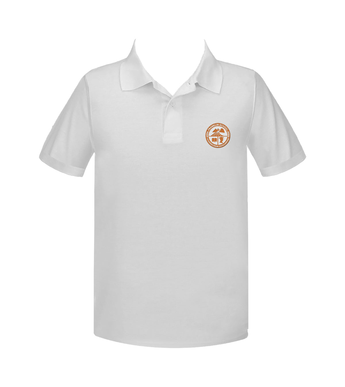 FRANKLIN SCHOOL GOLF SHIRT, UNISEX, SHORT SLEEVE, ADULT