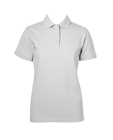 WHITE GOLF SHIRT, GIRLS, SHORT SLEEVE, YOUTH