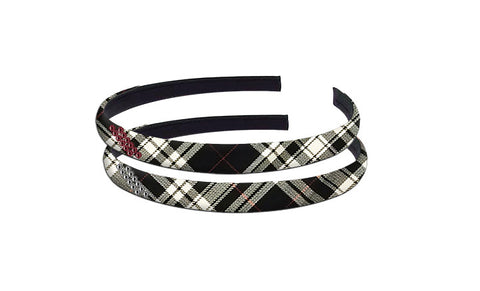 TARTAN HAIRBAND WITH CRYSTALS, 2901-42 *FINAL SALE*