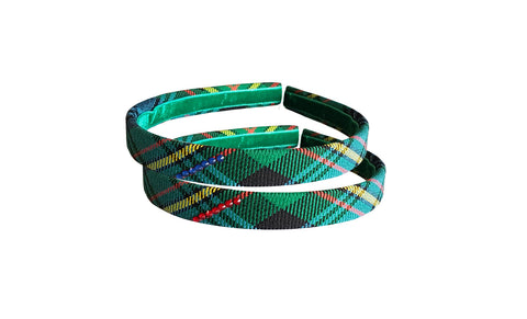 TARTAN HAIRBAND WITH CRYSTALS, 2901-48 *FINAL SALE*