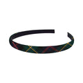 TARTAN HAIRBAND WITH CRYSTALS, 2901-23 *FINAL SALE*