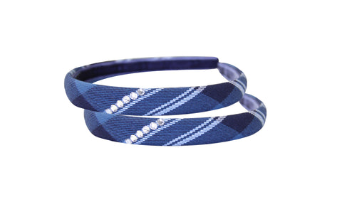 TARTAN HAIRBAND WITH CRYSTALS, 2901-60 *FINAL SALE*