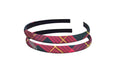 TARTAN HAIRBAND WITH CRYSTALS, 2901-52 *FINAL SALE*