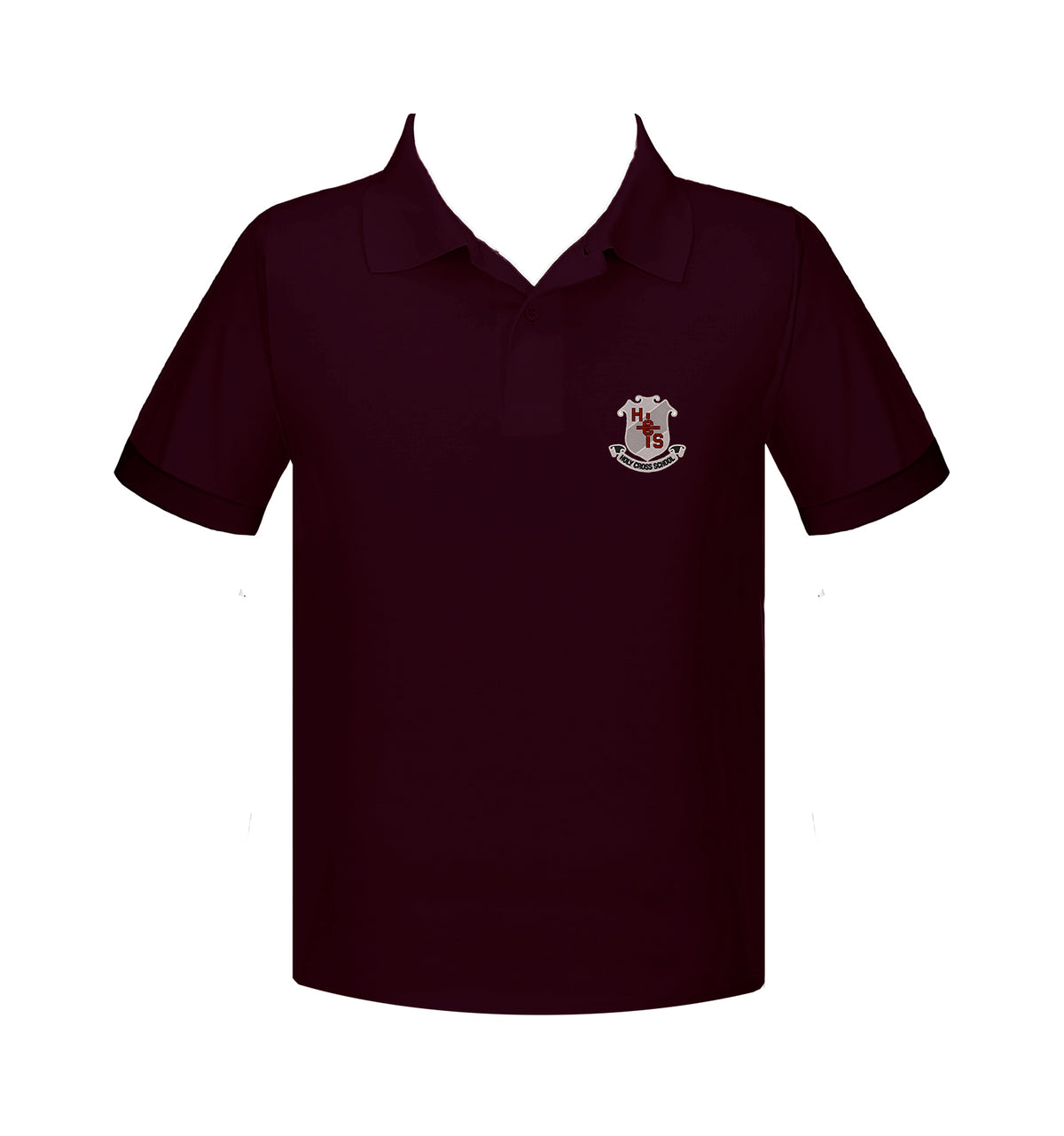 HOLY CROSS GOLF SHIRT, SHORT SLEEVE, YOUTH