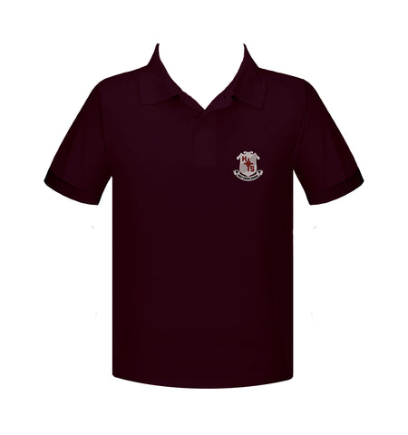 HOLY CROSS GOLF SHIRT, SHORT SLEEVE, YOUTH