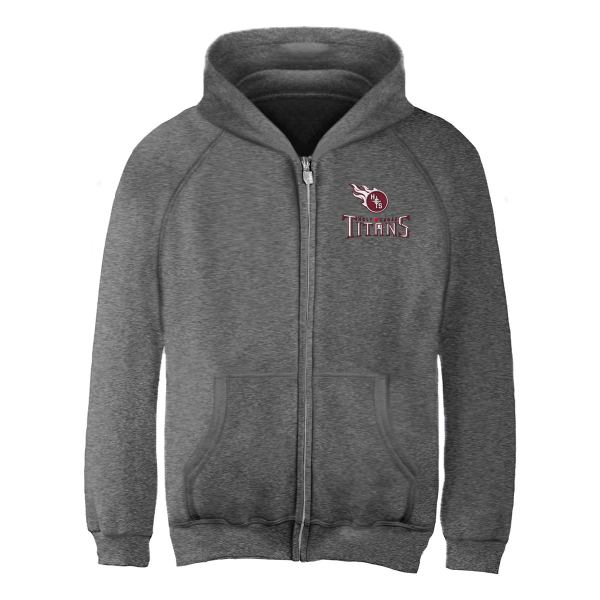 HOLY CROSS ZIP HOODIE, ADULT