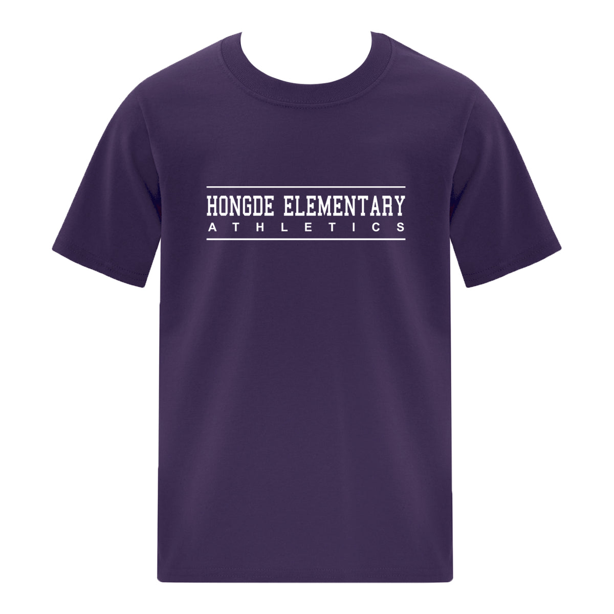 ***HONGDE ELEMENTARY SCHOOL GYM T-SHIRT, COTTON, YOUTH