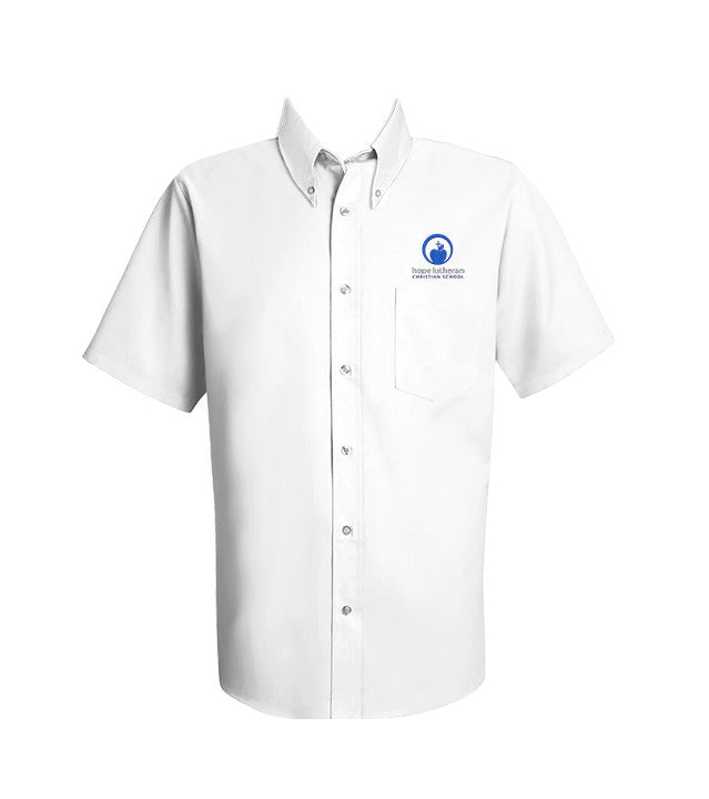 HOPE LUTHERAN DRESS SHIRT, UNISEX, SHORT SLEEVE, YOUTH