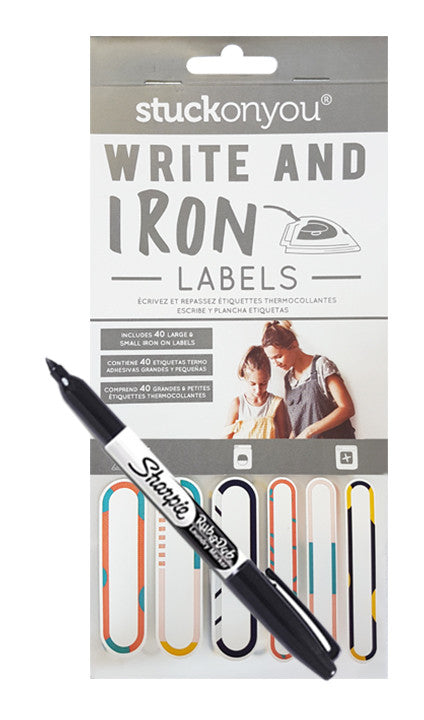 Iron-On Labels (40pk) - Unisex *FINAL SALE*