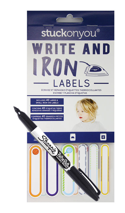 Iron-On Labels (40pk) - Boys *FINAL SALE*