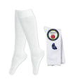 WHITE KNEE HIGH SOCKS (2 PACK), TODDLER *FINAL SALE*