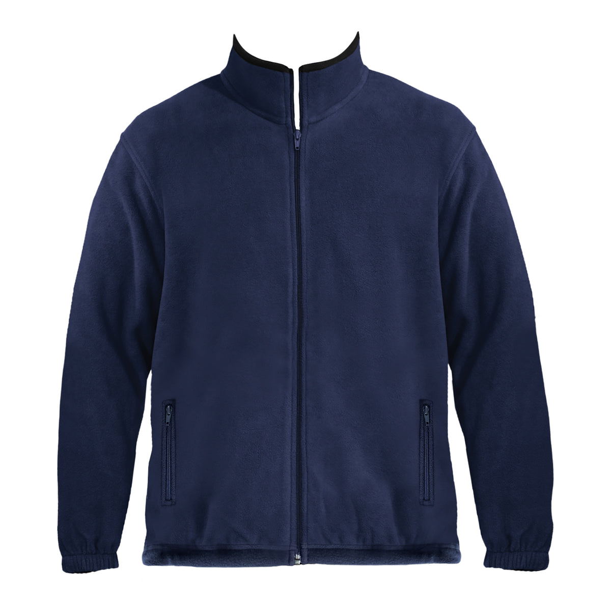 NAVY FLEECE JACKET, ADULT