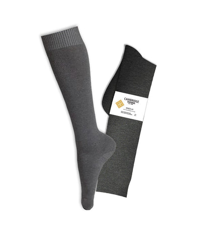 GREY KNEE HIGH SOCKS, ADULT *FINAL SALE*