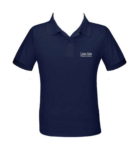LIONS GATE NAVY GOLF SHIRT, UNISEX, YOUTH