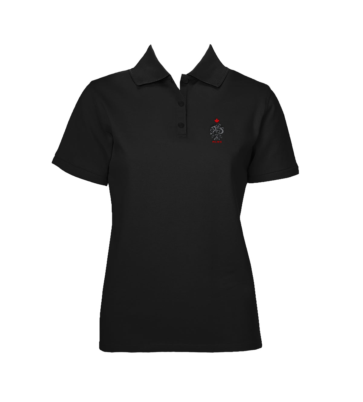 MAPLE LEAF WORLD GOLF SHIRT, GIRLS, SHORT SLEEVE, ADULT